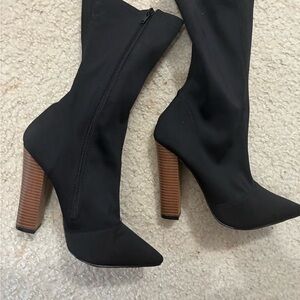 Black High Heel Boots